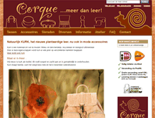 Tablet Screenshot of corque.nl